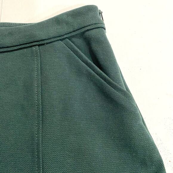 BODEN Hunter Green A-Line Skirt SIZE 8R Knee Length with Pockets - Picture 4 of 8